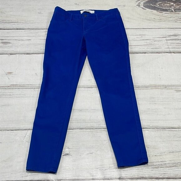 Abercrombie & Fitch Pants Skinny Blue Denim Size 8 29 - Picture 3 of 11